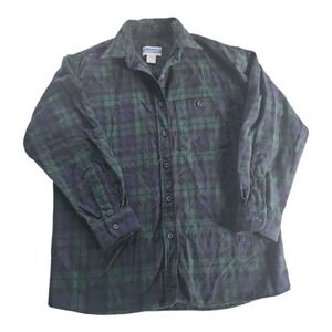 PENDLETON pure 100% virgin wool plaid long sleeve button down shirt Sz Medium